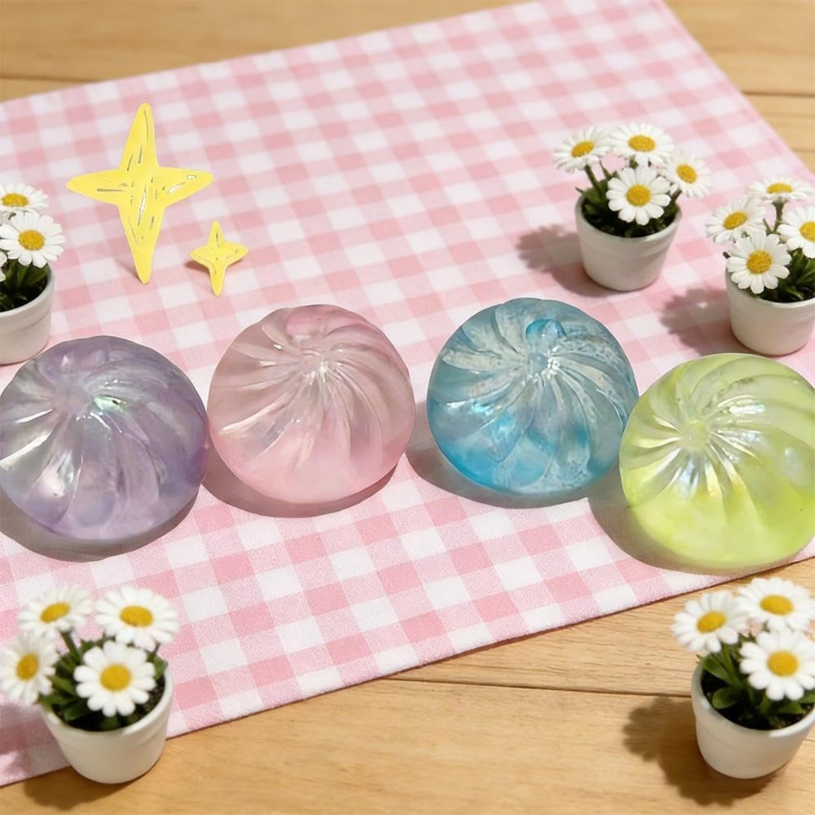 Giant Glitter Dumpling Squishy, Relief Stress Balls, Easter Gifts ...