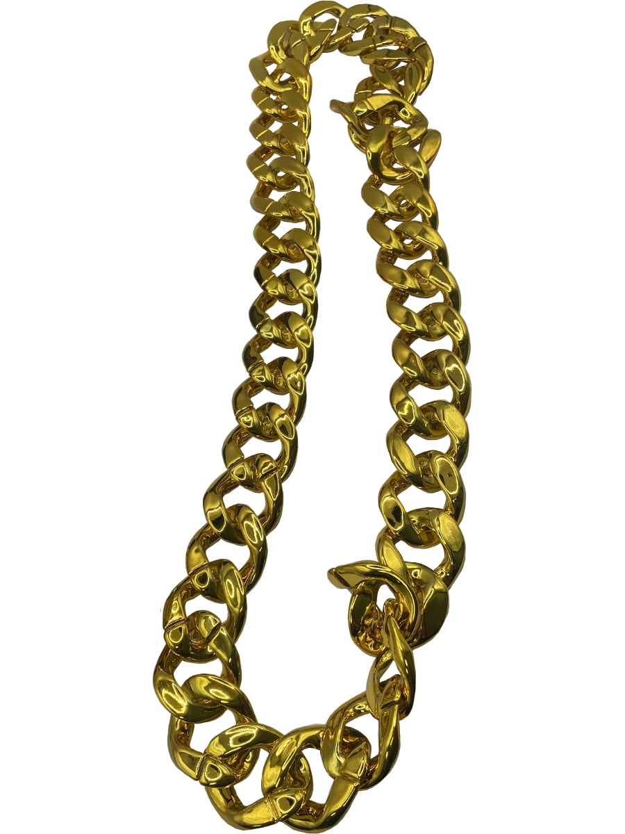 fake gold chains fancy dress Chain Costume Accessories for Parties cut_glass