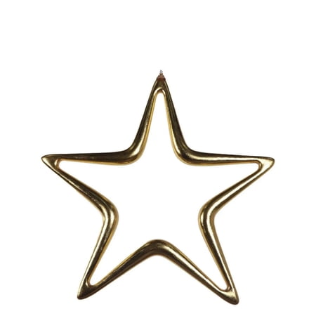 Giant Gold Christmas Star Statue