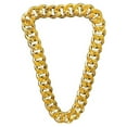 thumbnail image 1 of Giant Gold Neck Chain Plastic Imitation Gold Rapper Hip Hop Necklace Chain, 1 of 9