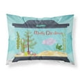 thumbnail image 1 of Giant Gourami Merry Christmas Fabric Standard Pillowcase, 1 of 4