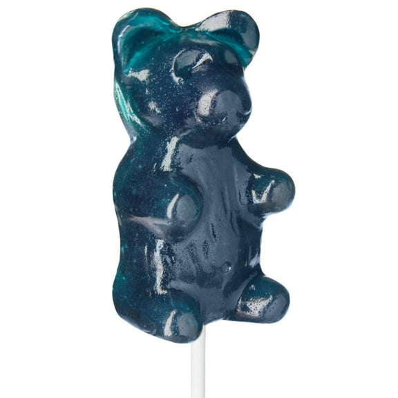 Giant Gummy Bear On A Stick Blue Raspberry