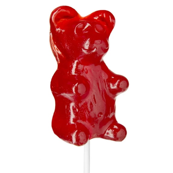 Giant Gummy Bear On A Stick Cherry 8.5 oz.