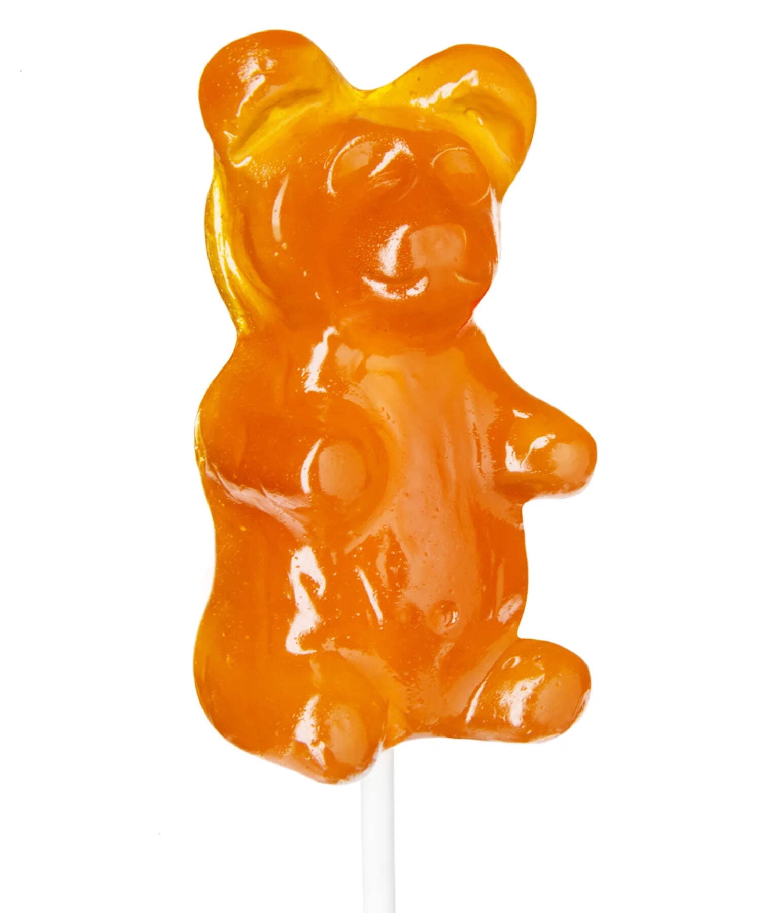 Giant Gummy Bear ... on a Stick-Orange