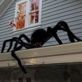 thumbnail image 1 of Giant Halloween Spider Decor Prop Giant Hairy Spider Ornament With Bendable Legs Realistic Outdoor Halloween Yard Decoration For Home Lawn Patio Halloween Party, 1 of 8