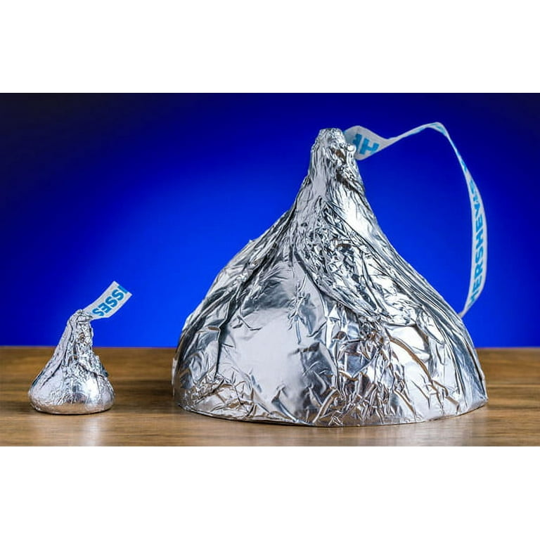 Tales of the Flowers: Hershey's Kiss Size Comparison - How much bigger is a  Giant Hershey's Kiss?