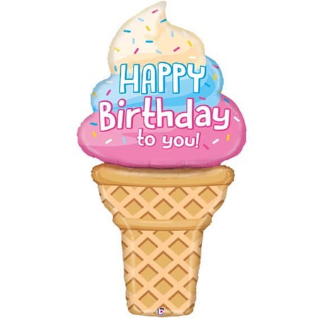 Giant Ice Cream Balloon 5 Ft Tall
