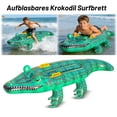 thumbnail image 1 of Giant Inflatable Alligator Pool Float, Animal Themed Pool Toy Ballons for Birthday Pool Halloween Party Decorations,Blow Up Photo Prop,Party Favors Supplies Gift for Kids and Adults, 1 of 5
