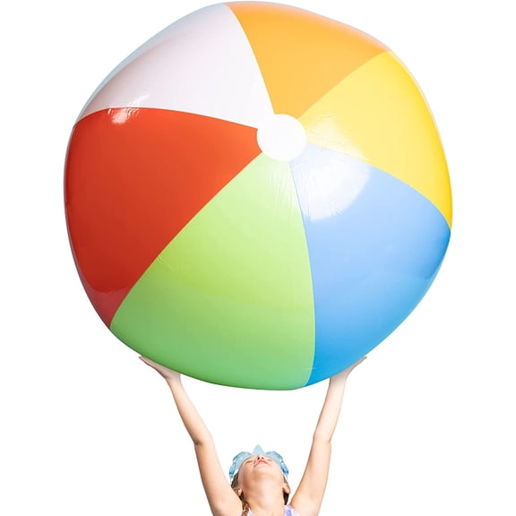 Giant Inflatable Beach Balls 5 Feet Pool Ball, Beach Summer Parties, and Gifts | 60 inch