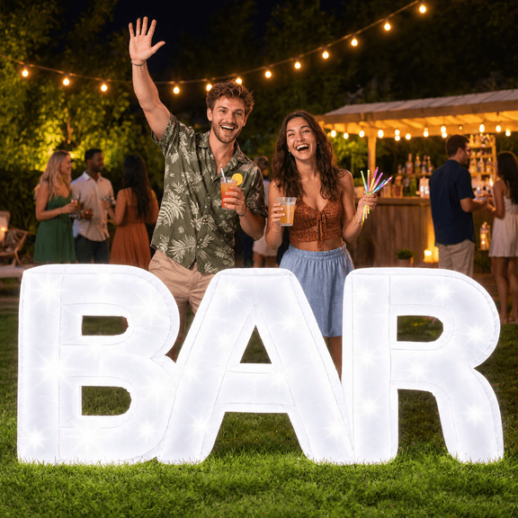 Giant Inflatable Decoration Light Up Bar Outdoor