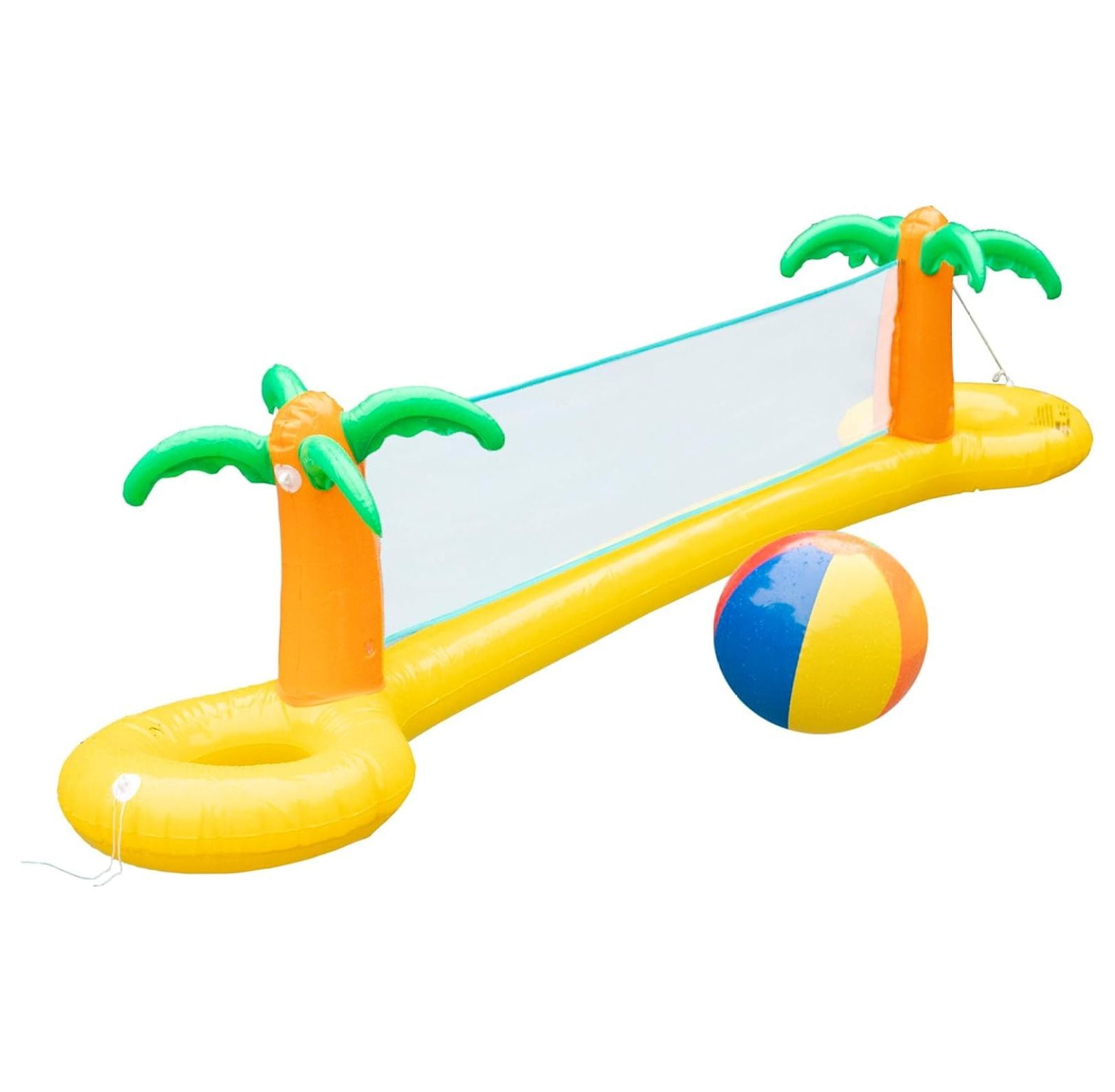 Giant Inflatable Palm Tree Volleyball Net Set w/12 ft Long Extra Large