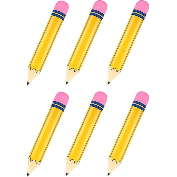 Giant Inflatable Pencil Balloons Large Photo Booth Party Decorations | Giant Pencil Blow Up Balloons for Kindergarten Graduation Classroom Birthday Holiday Welcome Party