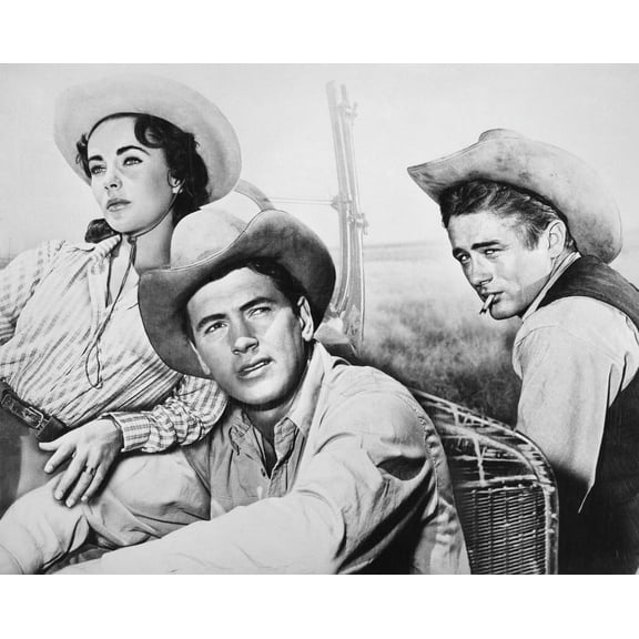 Giant James Dean Elizabeth Taylor Rock Hudson 24x36 Classic Hollywood Poster