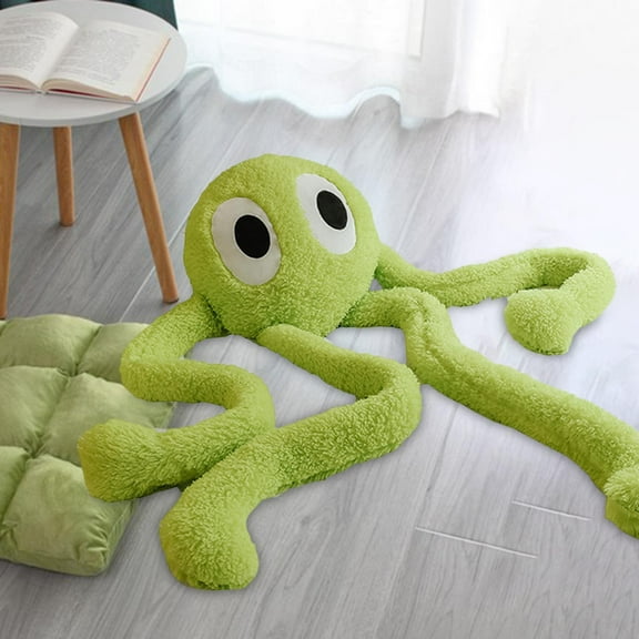 Giant Long Legs Doll Animals Toy, Plush Pillow Gifts for Girls Boys, Oversized Doll Plush Toy, Soft Toy for Home Decorations Green 1m