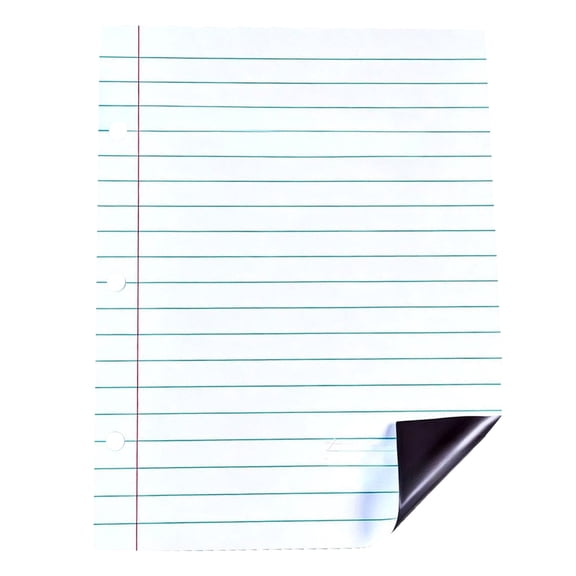 Giant Magnetic Lined Paper Whiteboard 28 X 22 Inch, Dry Erase Reusable Notebook Sheet for Classroom Homeschool, Teaching Writing Practice, To Do Lists & Daily Planning