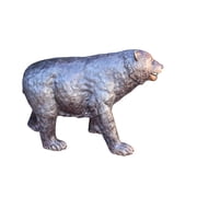 Nifao Giant Mama Bear Walking on Four Legs Bronze Statue   Garden Outdoor Decor Sculpture, 64"L x 26"W x 43"H