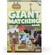 Giant Matching Game, Summer Toys, Game Night, Travel Games, Memory, Learning Game, Jumbo Playing Cards, Card Game for Kids and Adults, Ages 3+