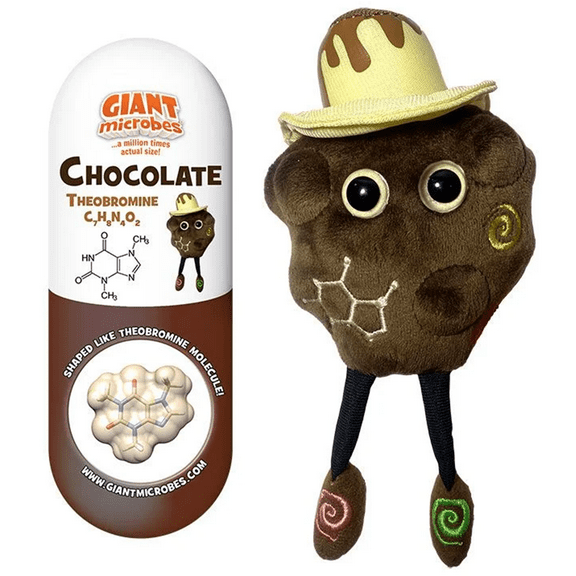 Giant Microbes Plush - Chocolate
