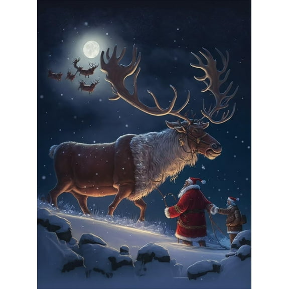 Giant Moose Puzzle - 300 Piece Jigsaw Puzzle for Adults Challenging Puzzle - 300 Piece Finished Size is