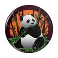 thumbnail image 1 of Giant Panda Bear Eating Bamboo Kitchen Refrigerator Locker Button Magnet, 1 of 5