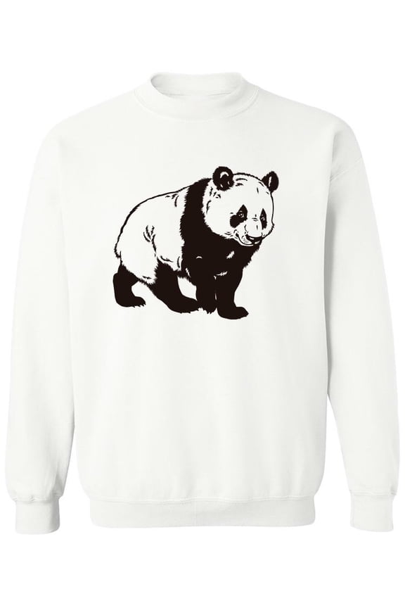 Giant Panda Bear. Sweatshirt Men -Image by Shutterstock, Male Medium