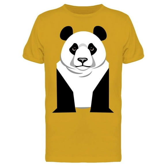 Giant Panda Geometric Shape T-Shirt Men -Image by Shutterstock, Male XX-Large