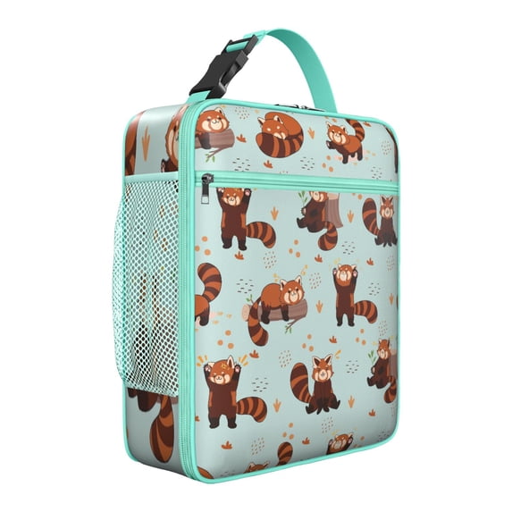 Giant Panda Insulated Lunch Bag Box Teen Reusable Lunch Tote Bag Waterproof Lunchbox School Beach