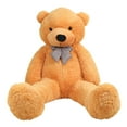 thumbnail image 1 of Giant Plush Teddy Bear Stuffed Animal 47"-55" Large Hugging Bear with Healing Smile, Soft Fluffy Material & Safety Eyes, Perfect Gift for Kids and Home Decor for All Season., 1 of 8