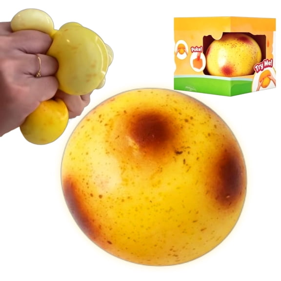 Giant Potato Squishy Toy 3.54 Inch, Realistic Slow Rising Stress Ball, Soft Stretchy Squeeze Fidget Toy for Kids Adults Stress Relief Novelty Gift