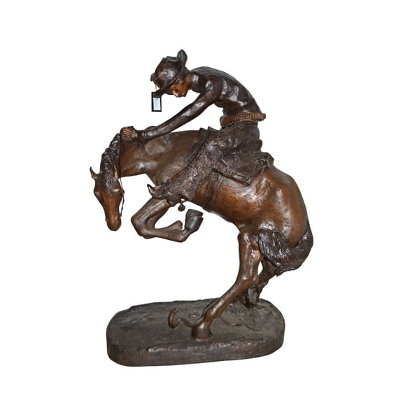 Giant Rattlesnake A Frederic Remington Replica Size: 36" x 30" x 60"H