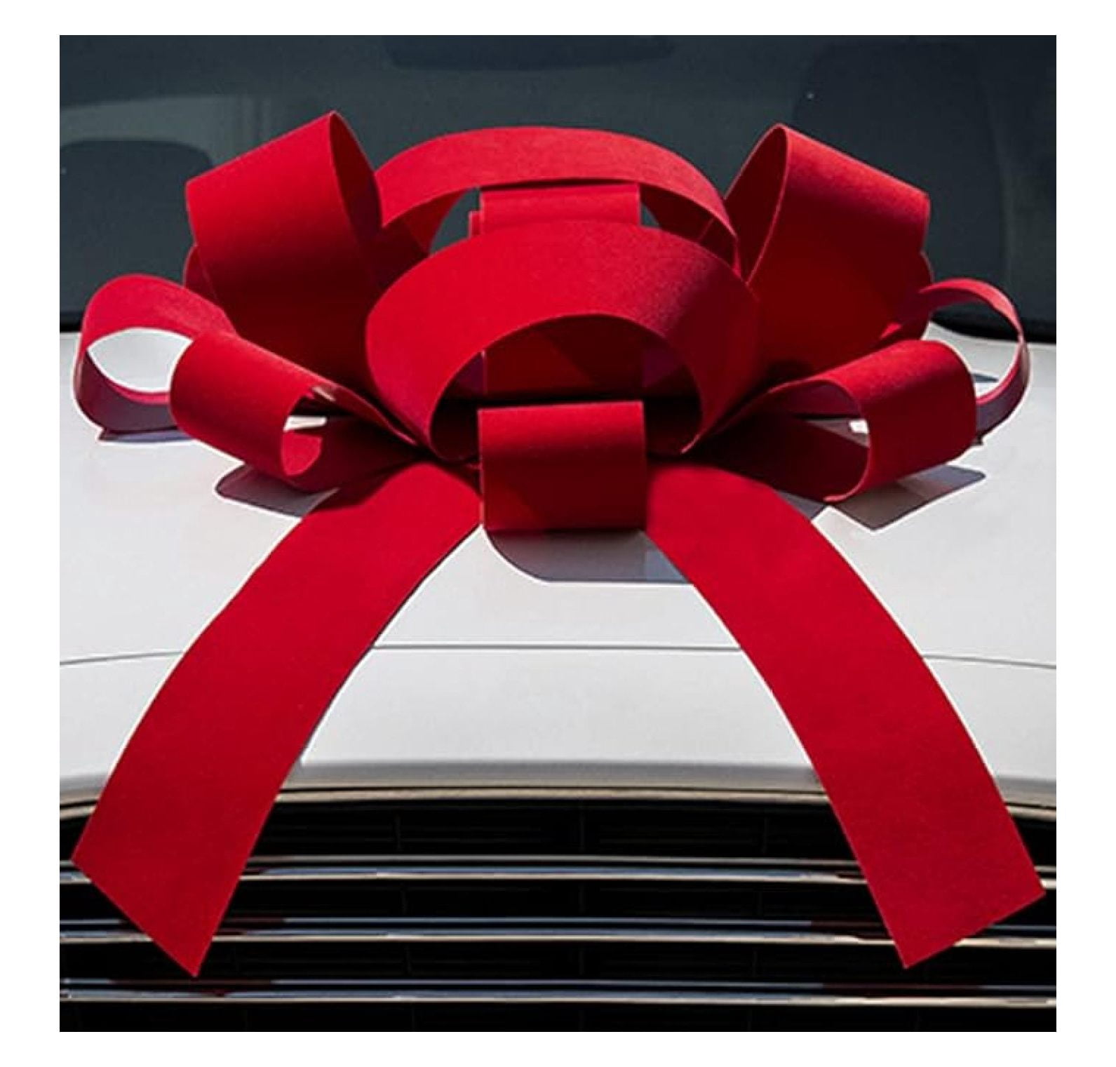 Giant Red 30 inch Magnetic Car Bow