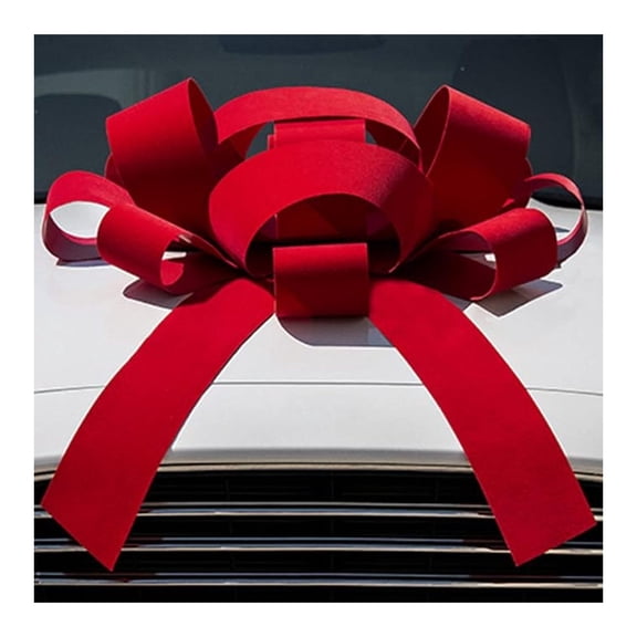 Giant Red 30 inch Magnetic Car Bow