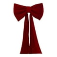 thumbnail image 1 of Giant Red Bow, Double-layer Satin Bows for Coquette Room Decor, 20x59in Bow for Home Wreath Wall Backdrop Birthday Wedding Party Decor, 1 of 6