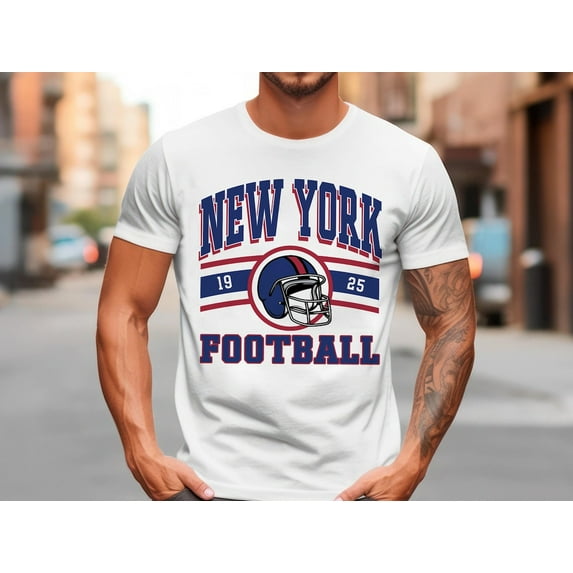 Giant Retro Shirt, New York Football Crewneck, NY Giant Shirt, New York Football Shirt