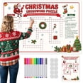 Giant Reusable Holiday Word Puzzle Poster, Christmas Thanksgiving Word ...