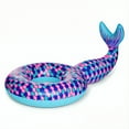 thumbnail image 1 of Giant Ride-on Inflatable Mermaid Fin Pool Float Beach Inner Tube (Supports Up to 200 Pounds), 1 of 5