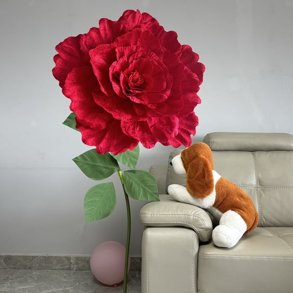 Giant Rose Flowers Huge Artificial Flowers Fake Flower Handmade Rose Creative Gift Wedding Display Wedding Anniversary, Valentine's Day, Mother's Day