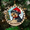 thumbnail image 1 of Giant Schnauzer Christmas Tree Dog Ornament, Giant Schnauzer Dog Christmas, Giant Schnauzer Dog SunCatcher ,Christmas Decoration, Christmas Keepsake, 1 of 4