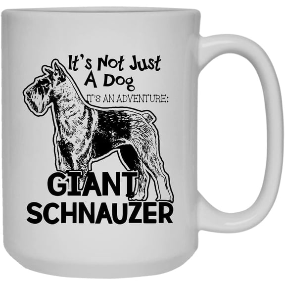 Giant Schnauzer Dog Coffee Mug, Ceramic Mug Design 15 oz