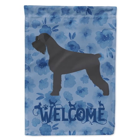 Giant Schnauzer Welcome Garden Flag