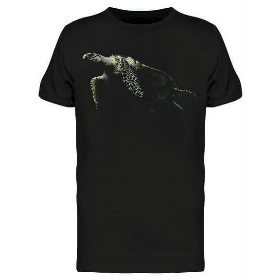 Giant Sea Turtle In Waters T-Shirt Men -Image by Shutterstock, Male x-Large