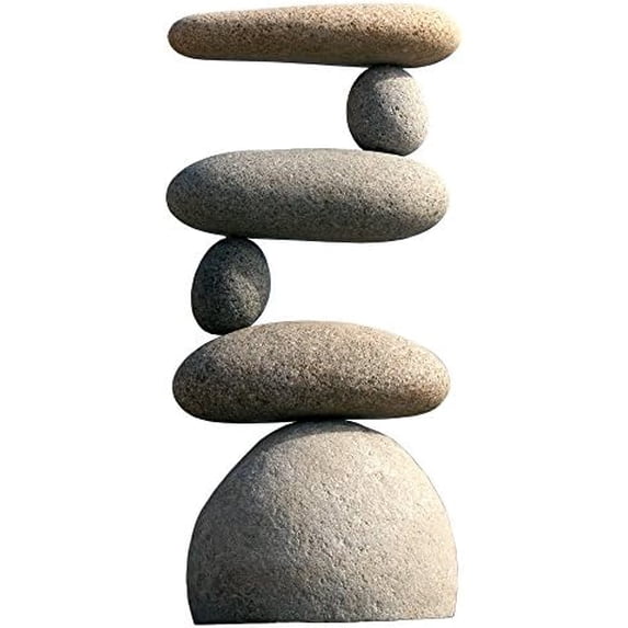 Large Rocks For Scultures Giant Side 2 Side Rock Cairn Sculptures - Balanced Stones - Stacked ...