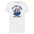 thumbnail image 1 of Giant Silhouette Octopus Beach Tee Men's -Image by Shutterstock, 1 of 2