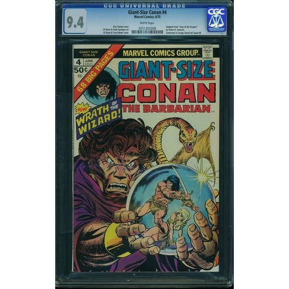 Giant-Size Conan #4 - CGC 9.4 Comic Book