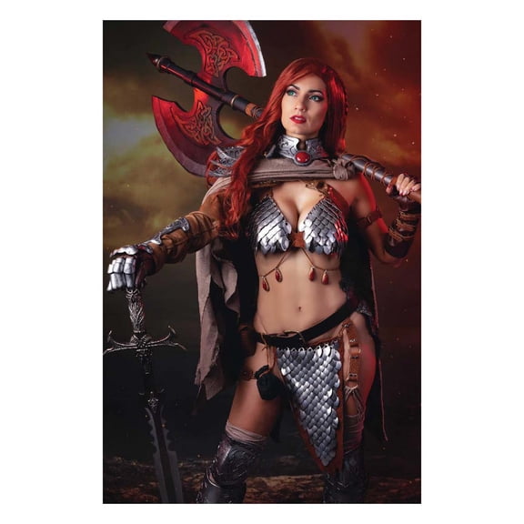 Giant-Sized Savage Tales #1 Cover I Cosplay Red Sonja Virgin