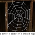 thumbnail image 1 of Giant Spider Web Halloween Decorations -Spider Web-with Super Stretch Cobweb Set and 1 Small Spider -Stretchy Halloween Beef Netting Spider Web, Spooky for Outdoor Graveyard Yard Halloween Decor, 1 of 7