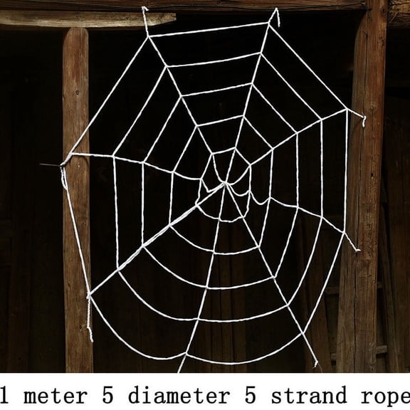 Giant Spider Web Halloween Decorations -Spider Web-with Super Stretch Cobweb Set and 1 Small Spider -Stretchy Halloween Beef Netting Spider Web, Spooky for Outdoor Graveyard Yard Halloween Decor