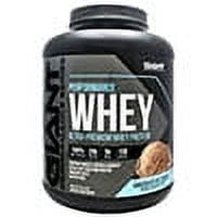 Giant Sports Edge Series Whey Protein Powder | 100% Whey, 24G Protein per Serving, 5G BCAAs | Chocolate 5 Pound