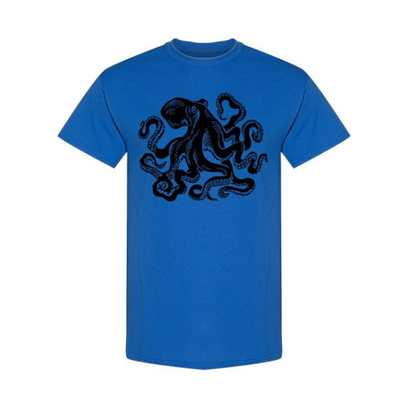 Giant Squid Graphic T-Shirt Men -Image by Shutterstock, Male Small
