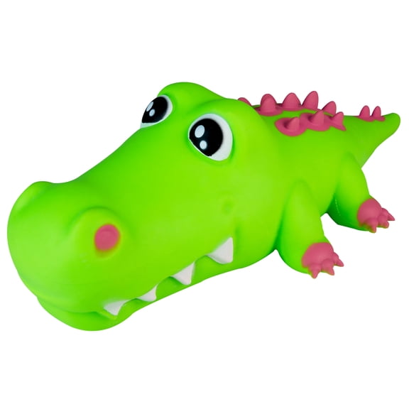 Giant Squishy Alligator Stress Relief Fidget Accessory, Snuggly Stretchy Slow Rising Squeezy Gator for Office Desk & Holiday Gifting